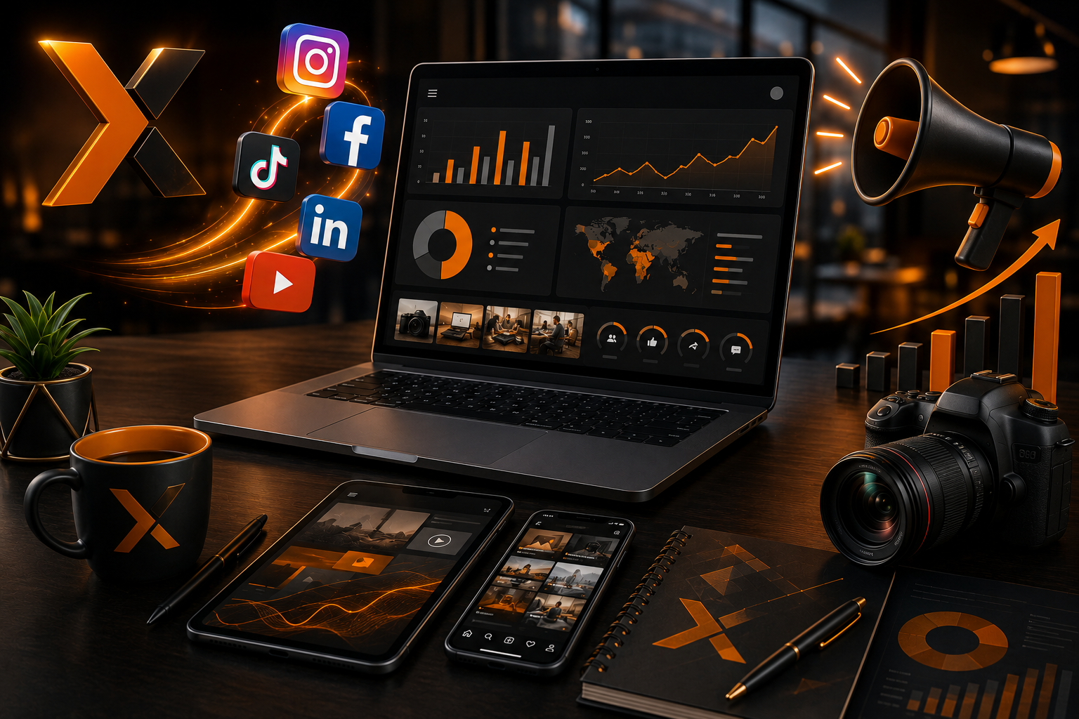 Social Media und Werbemanagement von X.Brand