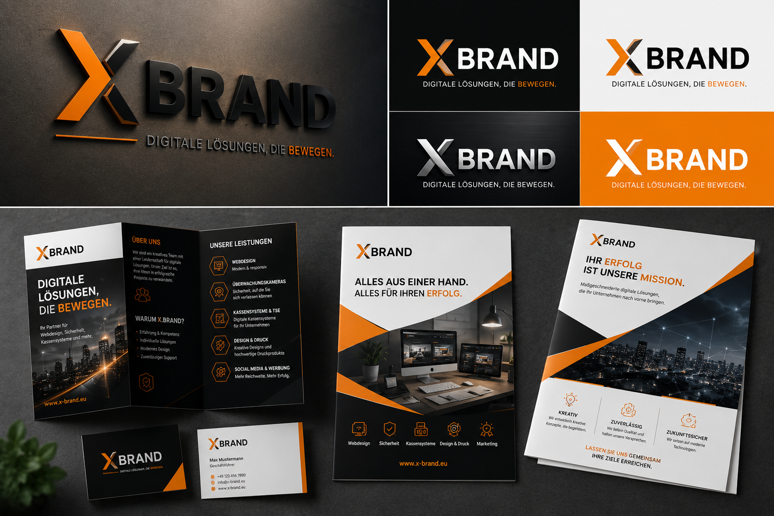 Professionelles Design und Druck von X.Brand